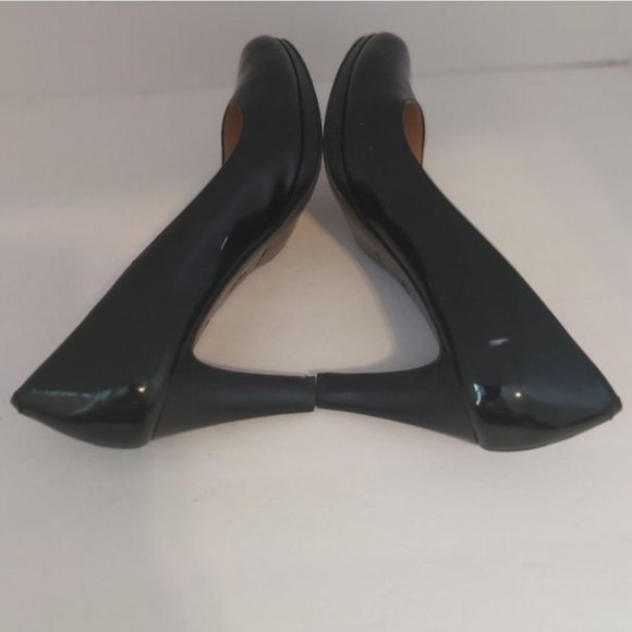 COLE HAAN | Nike Air Women's Patent Leather Heels Pumps Black 8.5 - Picture 7 of 9